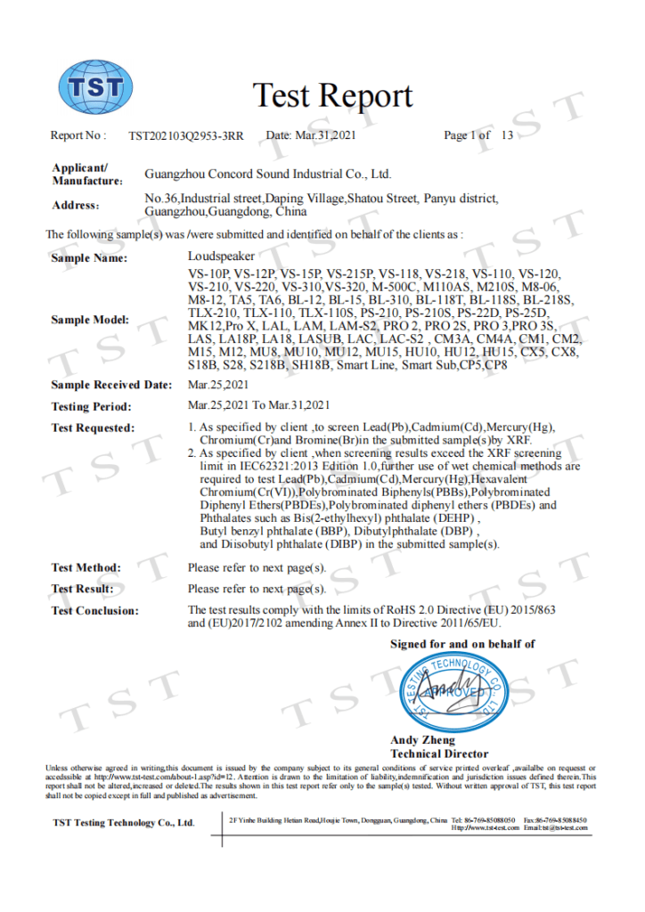 ROHS Report_0